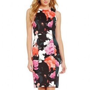 Vince Camuto Floral Scuba Bodycon Style Dress 2